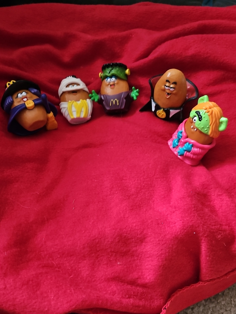 McDonald's Halloween McNugget Toy Set - Set Of 5 , 1992 1988 Vintage